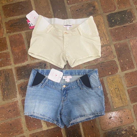 Isabel Maternity by Ingrid & Isabel Shorts Nwt Lot Of 2 Isabel Midi